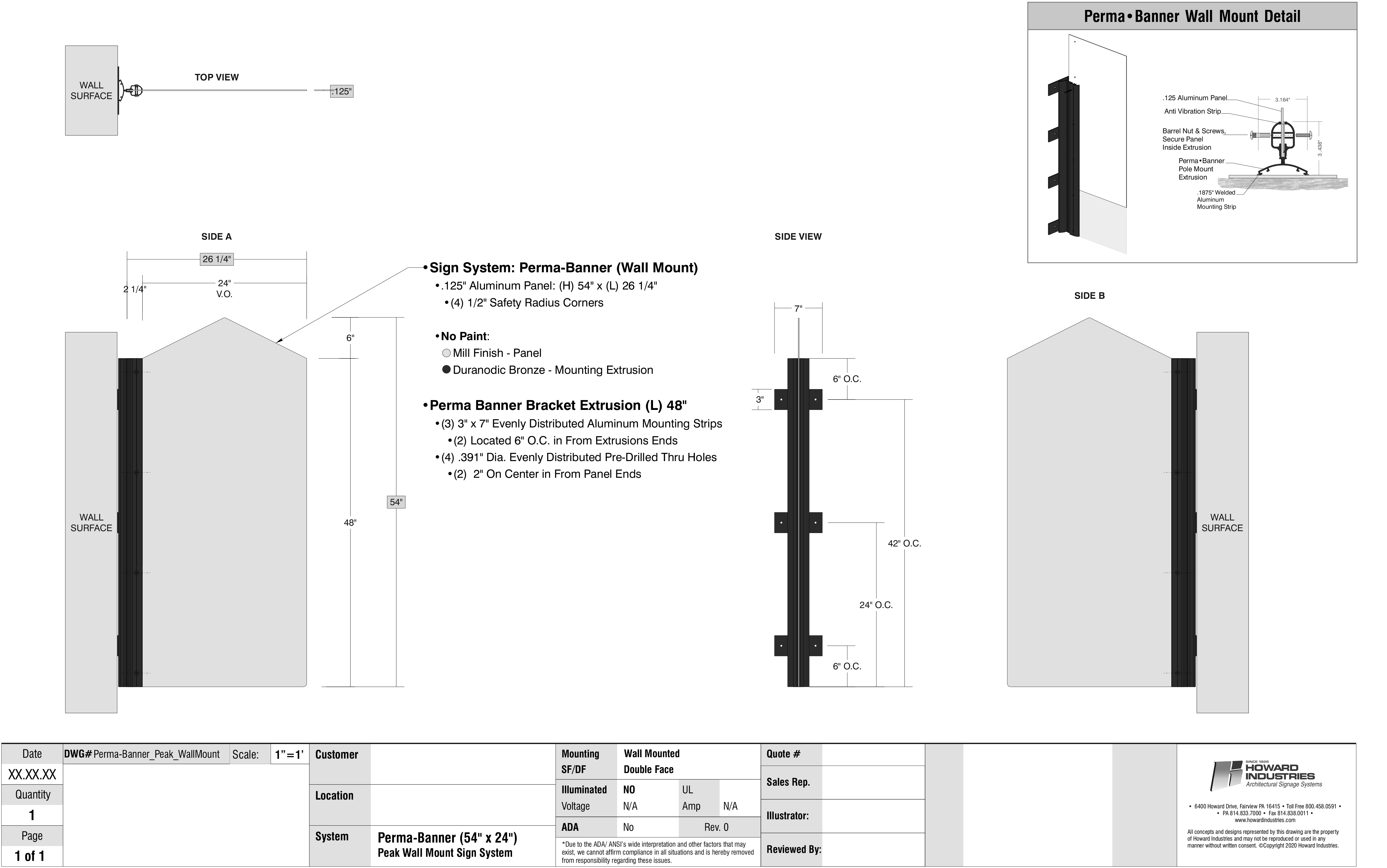 Banner Peak Wall Mount