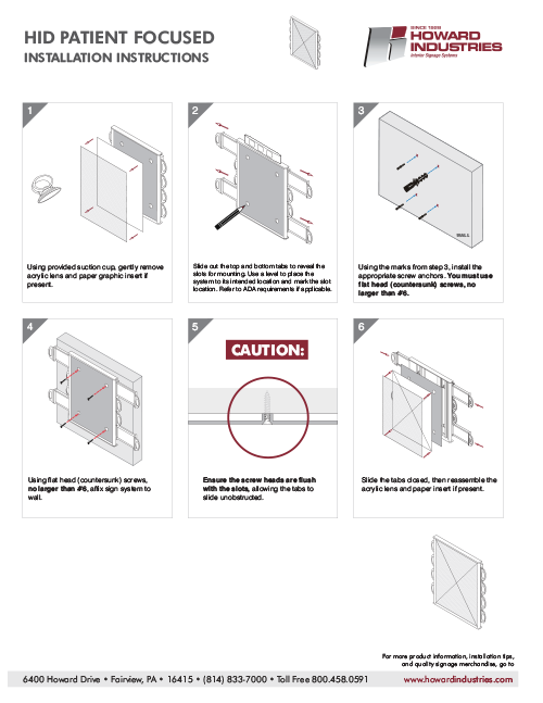 HID PF Installation Wall Mount v2