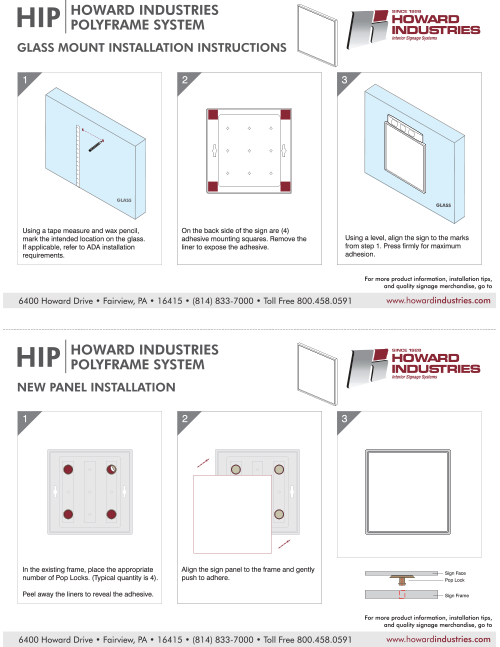 HIP glassmount