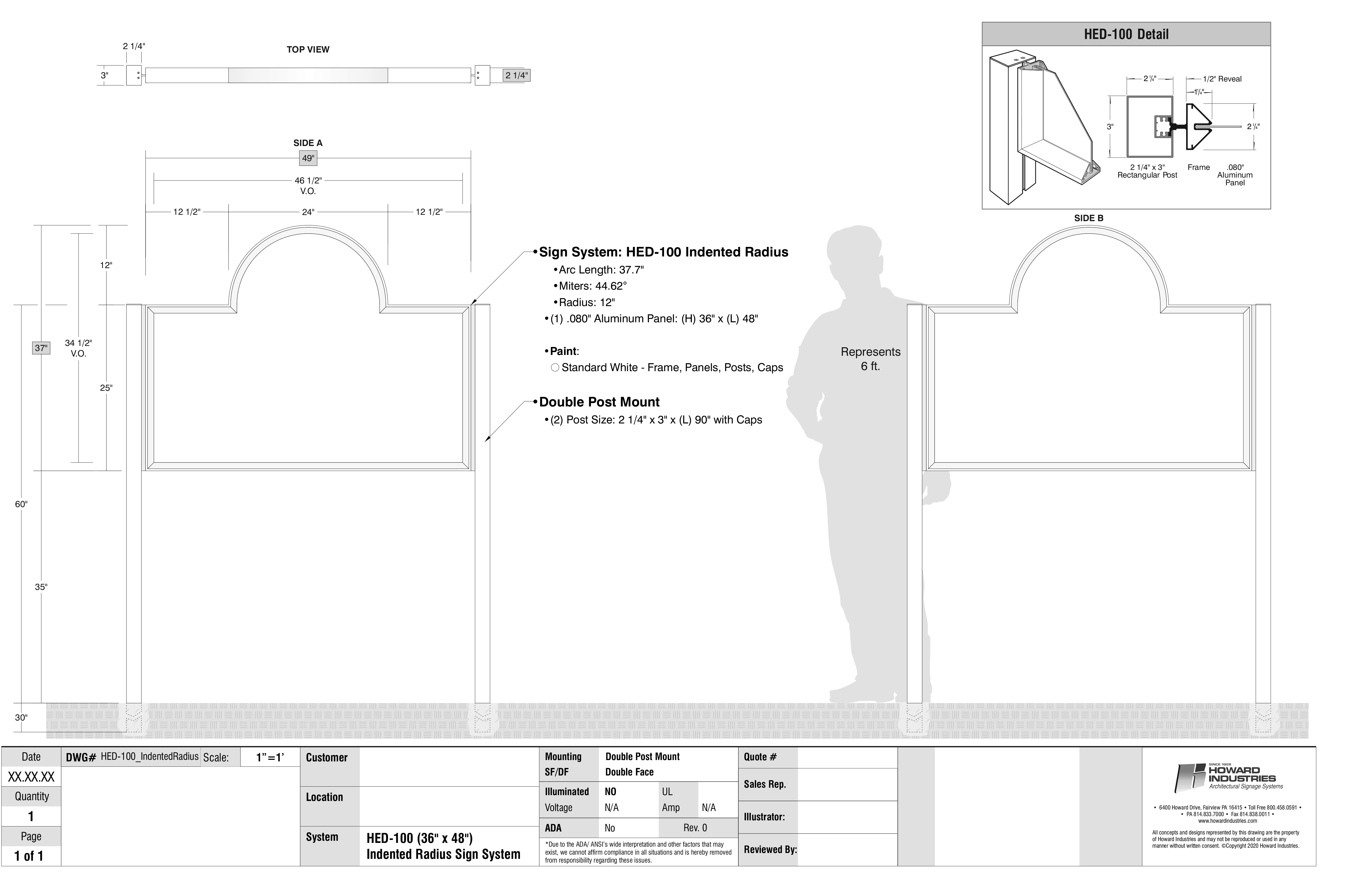 Indented Radius