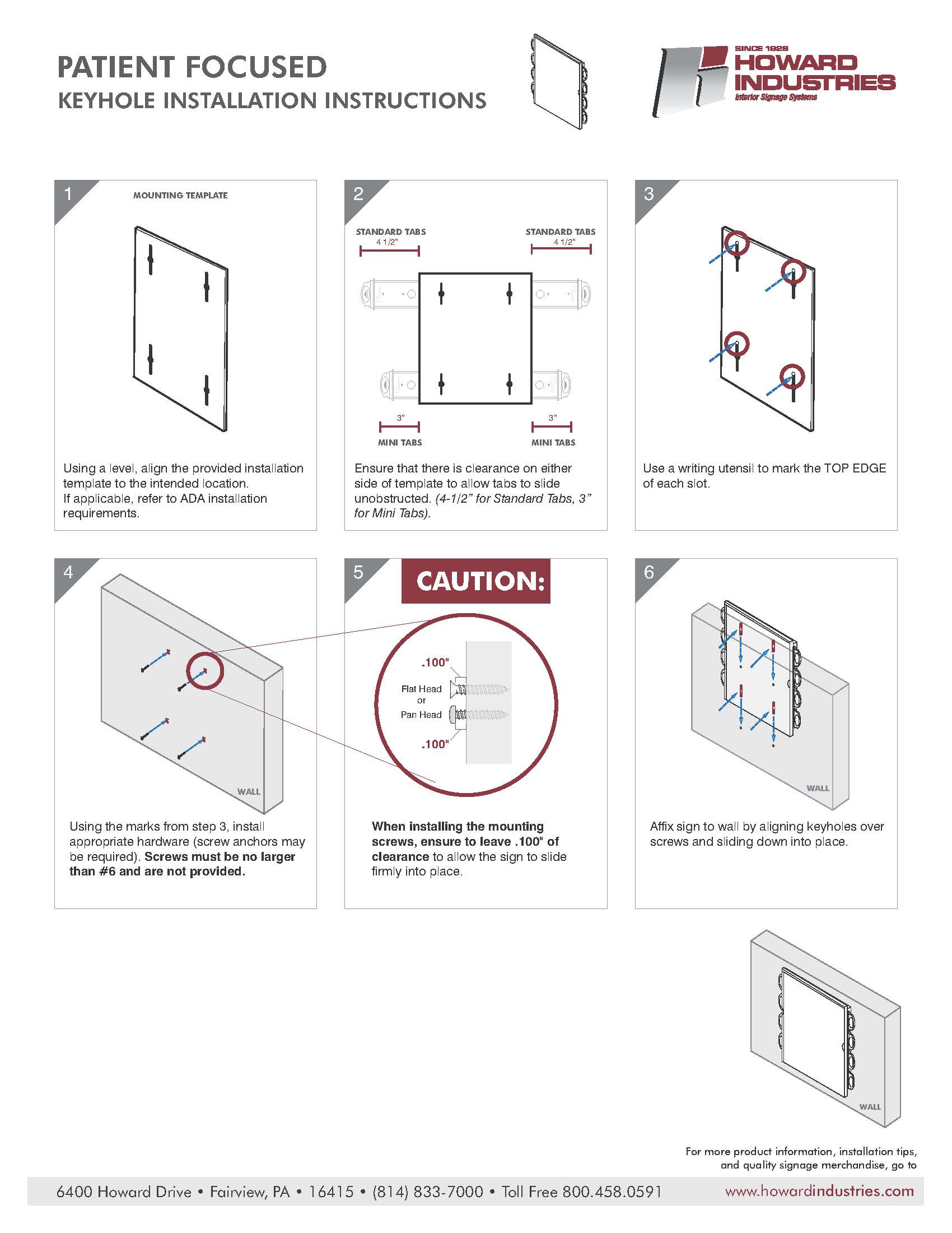 Acrylic PF Wall Mount