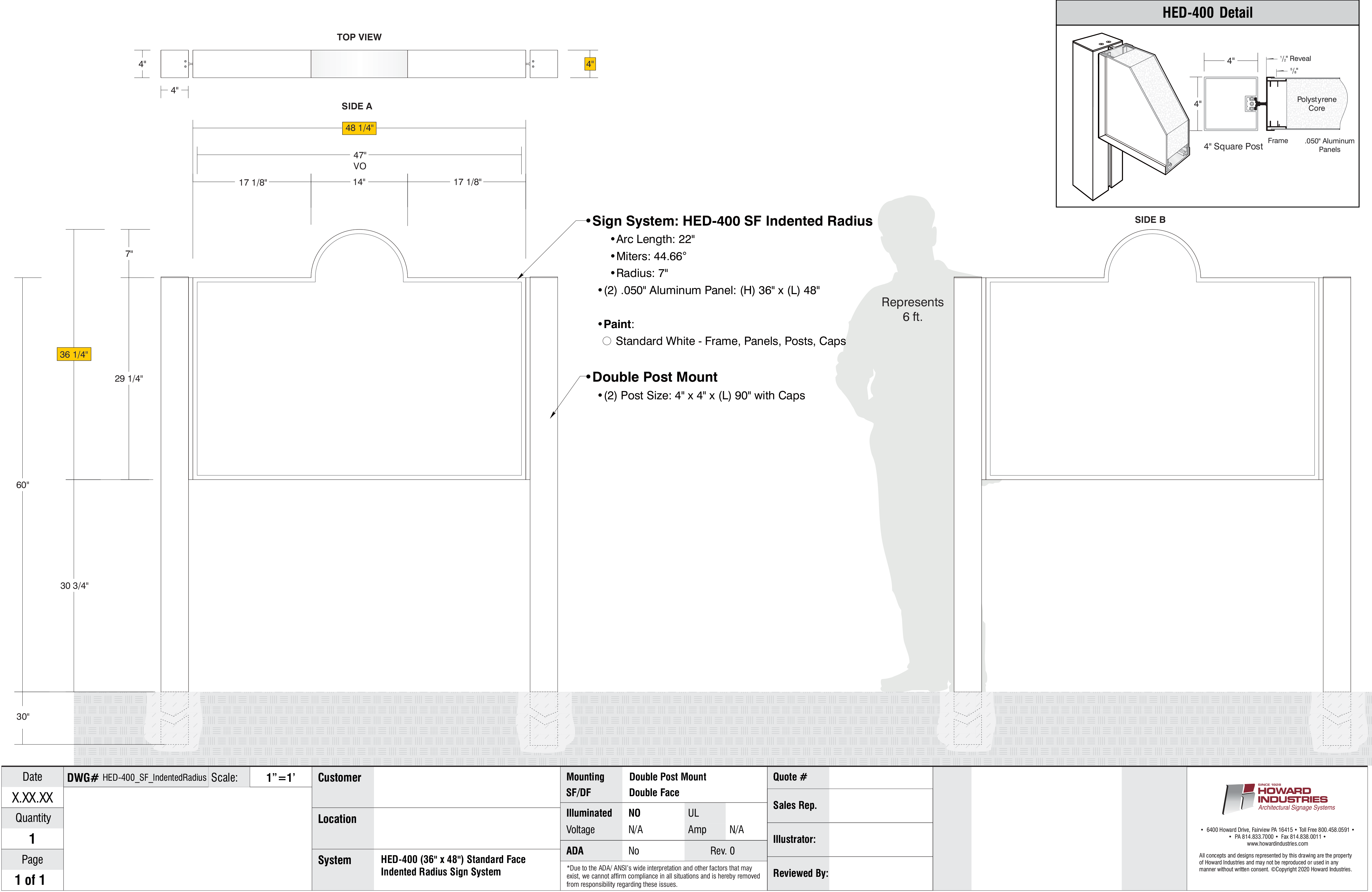 Standard Face Indented Radius v2