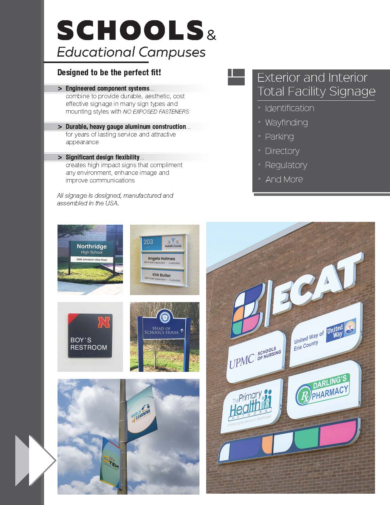 UB Industry Education Signage