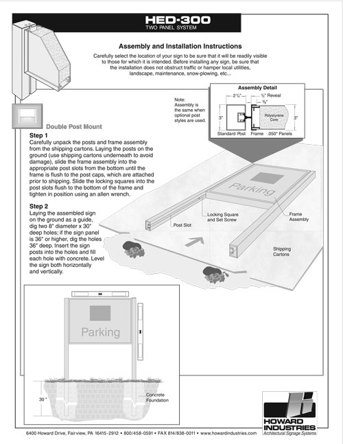 hed 300 installation