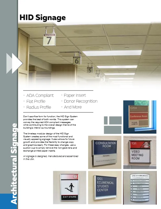 UB HID Interior Signage LQ