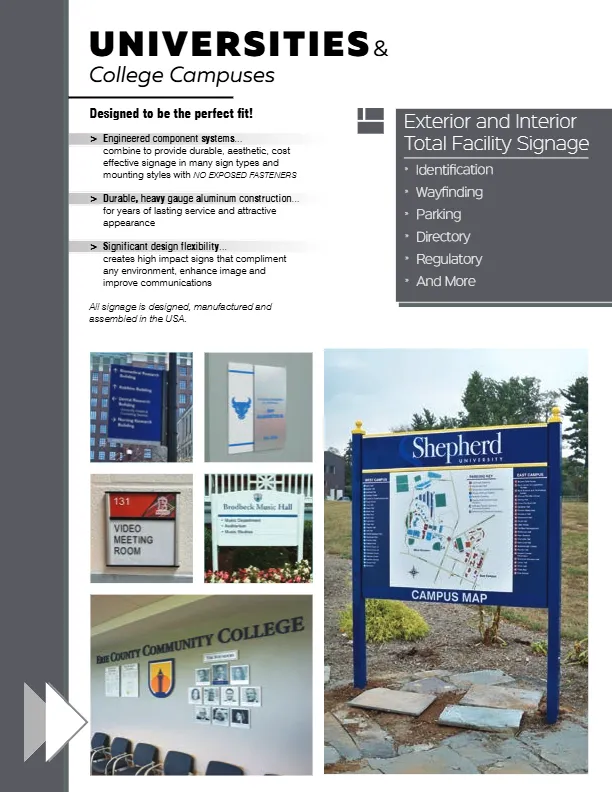 UB Industry University Signage LQ
