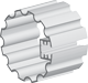 small frame extrusions 4 fluted post