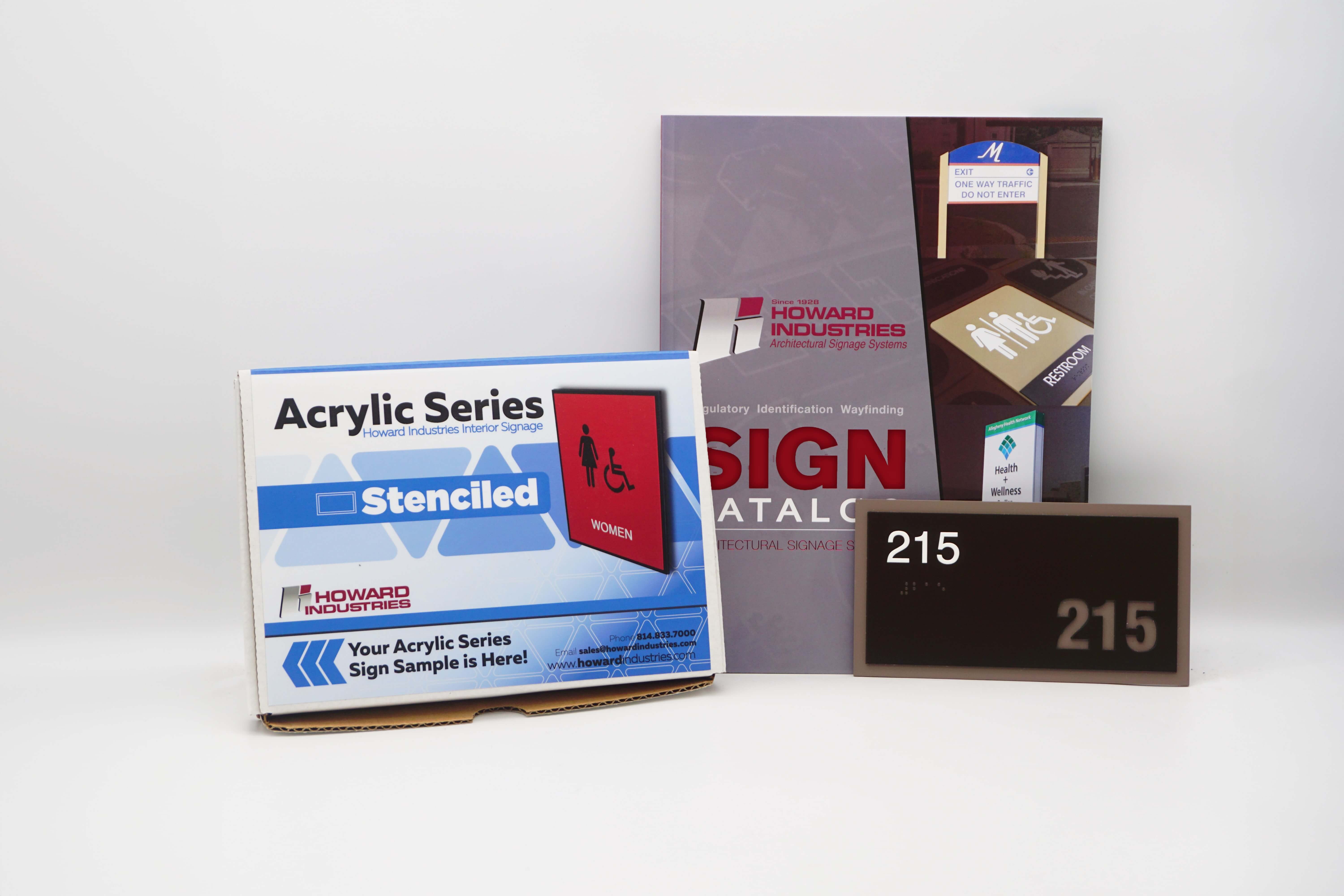 Acrylic Stenciled Series Sample